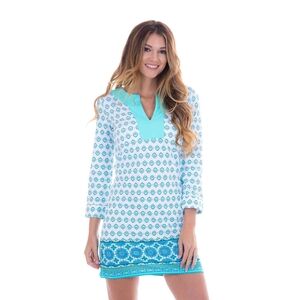 Cabana Life Women's 3/4 Sleeve Swim Cover-Up